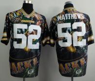 Nike Green Bay Packers #52 Clay Matthews Team Color Men's Stitched NFL Elite Fanatical Version Jerse