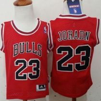 Toddler Chicago Bulls -23 Michael Jordan Red Stitched NBA Jersey
