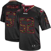 Nike San Francisco 49ers -52 Patrick Willis Black Mens Stitched NFL Elite Camo Fashion Jersey
