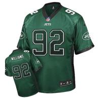 Nike New York Jets -92 Leonard Williams Green Team Color Men's Stitched NFL Elite Drift Fashion Jers