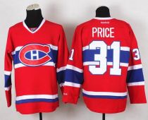 Montreal Canadiens -31 Carey Price Stitched Red New CH NHL Jersey