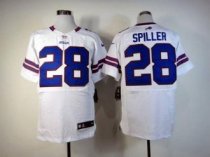 Nike Bills -28 CJ Spiller White Stitched NFL Elite Jersey