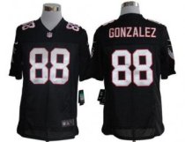 Nike Falcons 88 Tony Gonzalez Black Alternate Stitched NFL Limited Jersey
