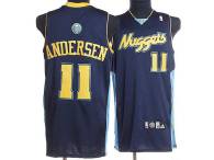 Denver Nuggets -11 Chris Andersen Stitched Dark Blue NBA Jersey