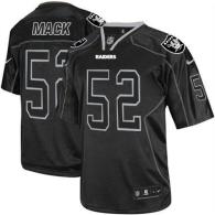 Nike Oakland Raiders #52 Khalil Mack Lights Out Black Men's Stitched NFL Elite Jersey