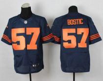 Nike Bears -57 Jon Bostic Navy Blue 1940s Throwback Men's Stitched NFL Elite Jersey