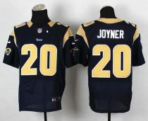 Nike St Louis Rams -20 Lamarcus Joyner Navy Blue Team Color Men's Stitched NFL Elite Jersey