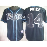 Tampa Bay Rays #14 David Price Dark Blue Cool Base Stitched MLB Jersey