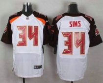 Nike Tampa Bay Buccaneers -34 Charles Sims White Stitched NFL New Elite Jersey