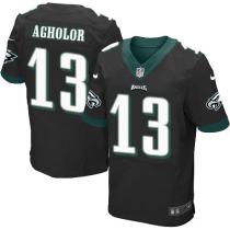 Nike Eagles -13 Nelson Agholor Black Alternate Stitched NFL New Elite Jersey