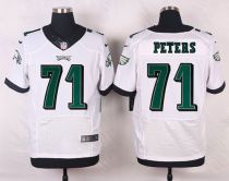 Nike Philadelphia Eagles #71 Jason Peters White Men's Stitched NFL Elite Jersey