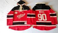 Detroit Red Wings -90 Stephen Weiss Red Sawyer Hooded Sweatshirt Stitched NHL Jersey