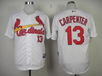 St Louis Cardinals #13 Matt Carpenter White Cool Base Stitched MLB Jersey