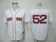 Boston Red Sox #52 Bobby Jenks White Stitched MLB Jersey