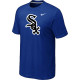 Chicago White Sox Nike Heathered Blue Club Logo  T-Shirt
