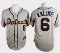 Detroit Tigers #6 Al Kaline Grey Cooperstown Throwback Stitched MLB Jersey
