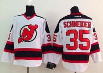 New Jersey Devils -35 Cory Schneider White Stitched NHL Jersey