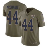 Nike Rams -44 Jacob McQuaide Olive Stitched NFL Limited 2017 Salute to Service Jersey