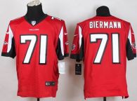 Nike Falcons -71 Kroy Biermann Red Team Color Men's Stitched NFL Elite Jersey