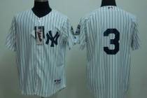 New York Yankees -3 Babe Ruth Stitched White MLB Jersey