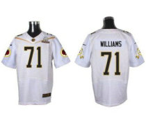 Nike Washington Redskins -71 Trent Williams White 2016 Pro Bowl Stitched NFL Elite Jersey