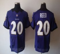 Nike Ravens -20 Ed Reed Purple Team Color Stitched NFL Elite Jersey