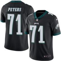 Nike Eagles -71 Jason Peters Black Stitched NFL Color Rush Limited Jersey