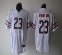 Nike Bears -23 Devin Hester White Stitched NFL Elite Jersey