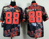 Nike Falcons -88 Tony Gonzalez Team Color Men's Stitched NFL Elite Fanatical Version Jersey