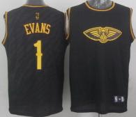 New Orleans Pelicans -1 Tyreke Evans Black Precious Metals Fashion Stitched NBA Jersey