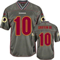 NEW Washington Redskins -10 Robert Griffin III Grey Vapor Elite Jerseys
