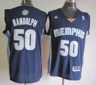 Memphis Grizzlies -50 Zach Randolph Revolution 30 Dark Blue Stitched NBA Jersey