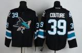 San Jose Sharks -39 Logan Couture Black Stitched NHL Jersey