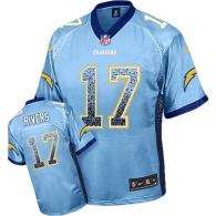 Nike San Diego Chargers #17 Philip Rivers Electric Blue Alternate Men’s Stitched NFL Elite Drift Fas