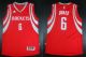 Revolution 30 Houston Rockets -6 Terrence Jones Red Road Stitched NBA Jersey