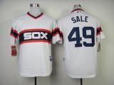 Chicago White Sox -49 Chris Sale White Alternate Home Cool Base Stitched MLB Jersey