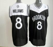 Brooklyn Nets -8 Deron Williams Black Road Revolution 30 Stitched NBA Jersey
