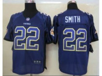NEW jerseys minnesota vikings -22 smith purple(Elite drift fashion)