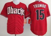 Arizona Diamondbacks #15 Mark Trumbo Red Cool Base Stitched MLB Jersey