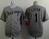 Chicago White Sox -1 Adam Eaton Grey Cool Base Stitched MLB Jersey