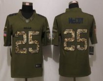 Nike Buffalo Bills -25 LeSean McCoy Green Salute To Service Limited Jersey