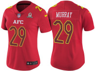 WOMEN'S AFC 2017 PRO BOWL TENNESSEE TITANS #29 DEMARCO MURRAY RED GAME JERSEY