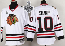 Chicago Blackhawks -10 Patrick Sharp White 2015 Stanley Cup Stitched NHL Jersey