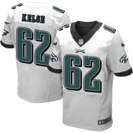 Nike Philadelphia Eagles #62 Jason Kelce White Men's Stitched NFL New Elite Jersey