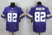 Nike Minnesota Vikings -82 Kyle Rudolph Purple Team Color Stitched NFL Elite jersey