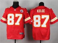 Nike Kansas City Chiefs #87 Travis Kelce Red Team Color Men's Stitched NFL Elite Jersey