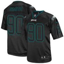 Nike Philadelphia Eagles #90 Marcus Smith Lights Out Black Men's Stitched NFL Elite Jersey