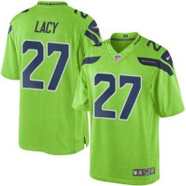 Nike Seahawks -27 Eddie Lacy Green Stitched NFL Limited Rush  Jersey