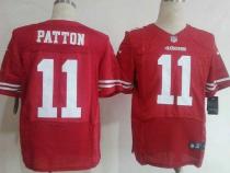 Nike San Francisco 49ers #11 Quinton Patton Red Team Color Men‘s Stitched NFL Elite Jersey