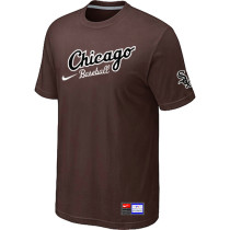 Chicago White Sox  Nike  Away Practice T-Shirt Brown